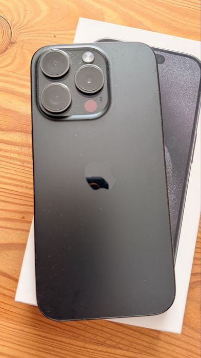 iPhone 15 Pro 128GB Black Titanium • 87% • Stan BDB • Bez blokad