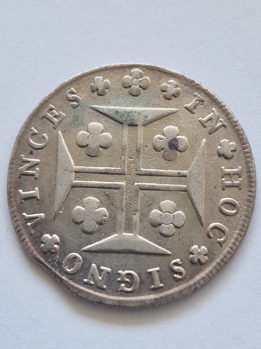 Moeda de Prata Cruzado Novo D. Joao PR 1809