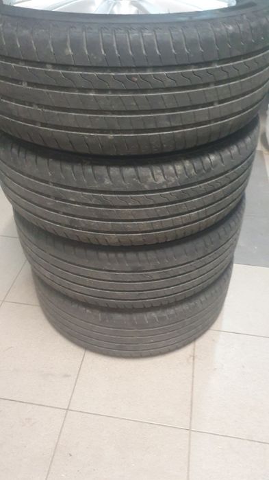 Koła alu Audi  z oponami letnimi  Firestone  Roadhawk 205x55x16