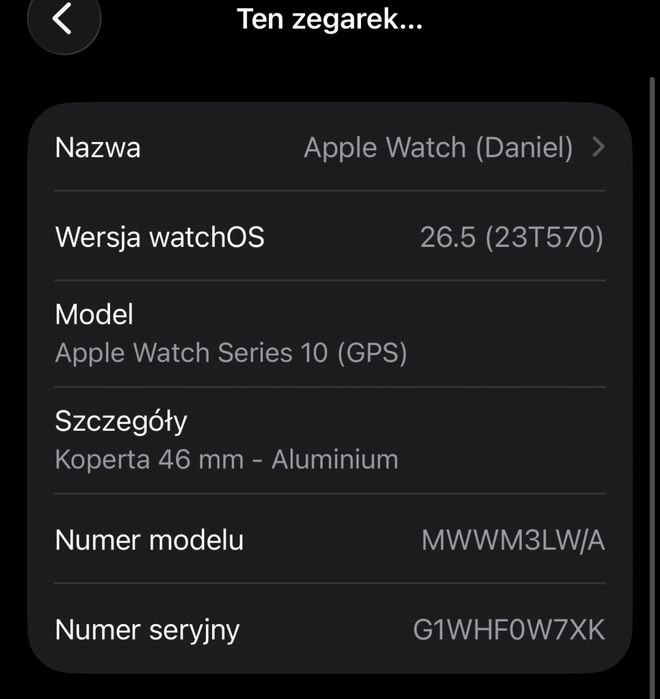 apple watch 10 46mm gps aluminium