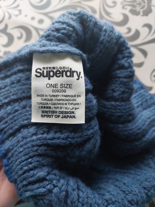 Czapka Superdry  niebieska
