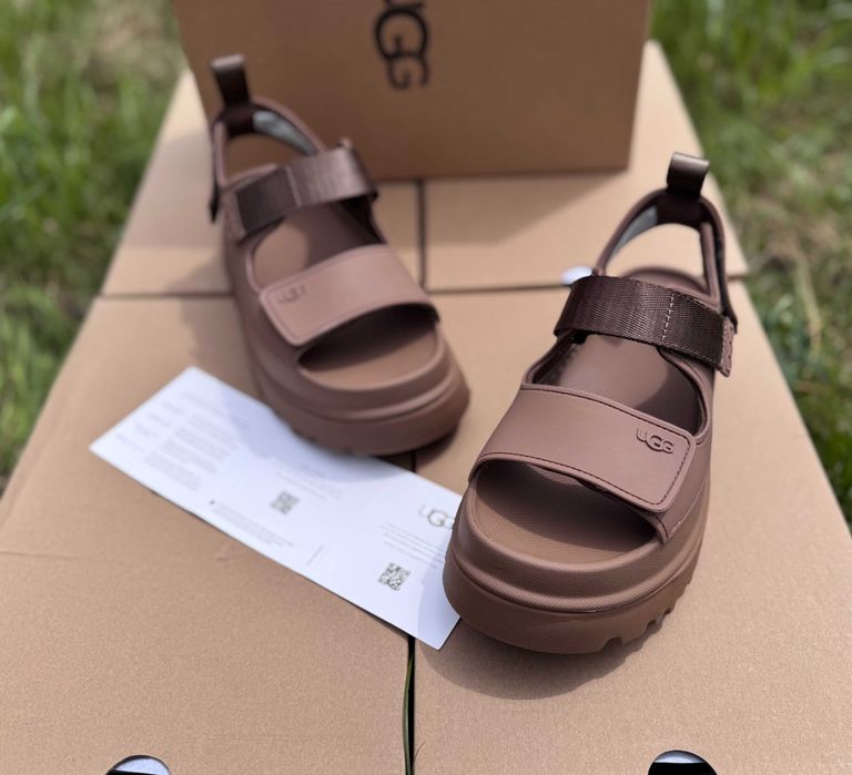 ОРИГІНАЛ / Босоножки Ugg Goldenglow Sandals Brown / Угги / Босоніжки Угг/ Уггі Сандалі