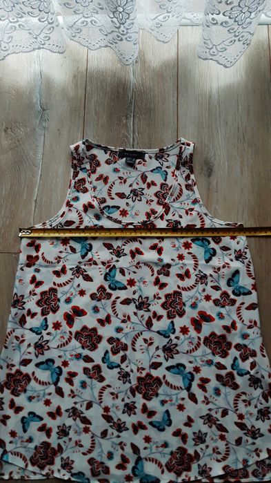 Bluzka na ramiączkach Primark 36 w kwiaty i motyle