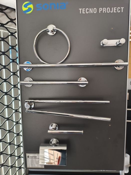Toalheiros e acessórios latão cromado e inox