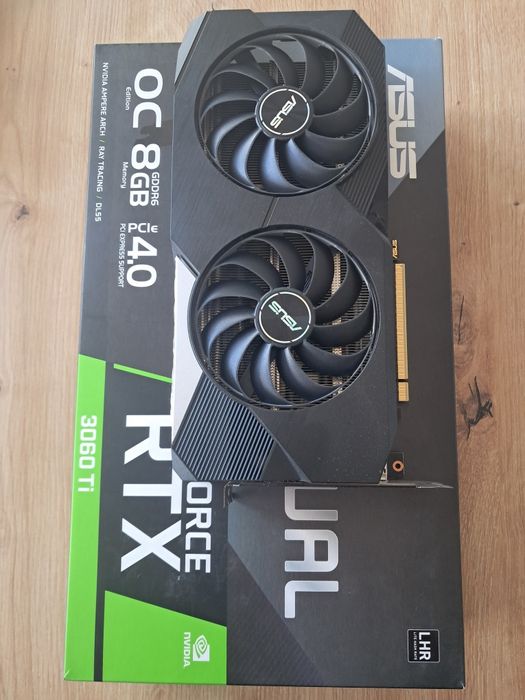 Asus GeForce rtx 3060 Ti dual OC V2 LHR 8GB GDDR6