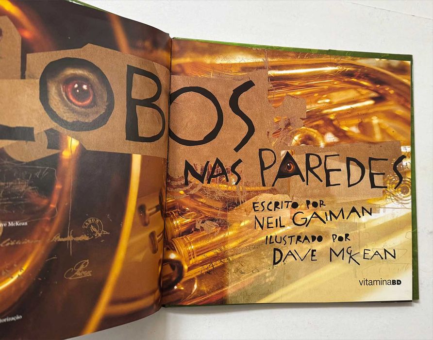 Neil Gaiman e Dave McKean, Os Lobos Nas Paredes. 1ª Edição, 2004