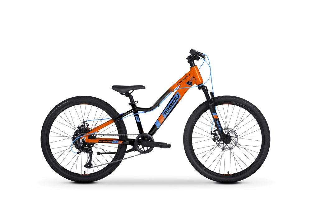 Rower MTB Tabou Poison 2.0 24" hamulce mechaniczne tarczowe pom-czarny