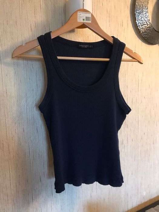 Top azul Stradivarius