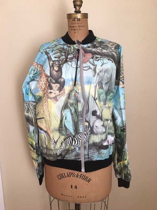 Винтаж peacock papers boston куртка 1990-х годов.редкость