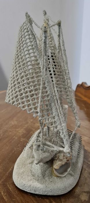 Barco decorativo areia