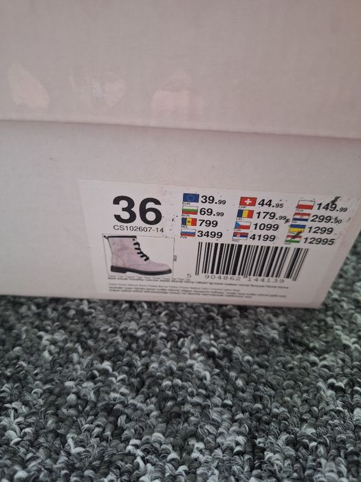 Buty zimowe dziewczęce