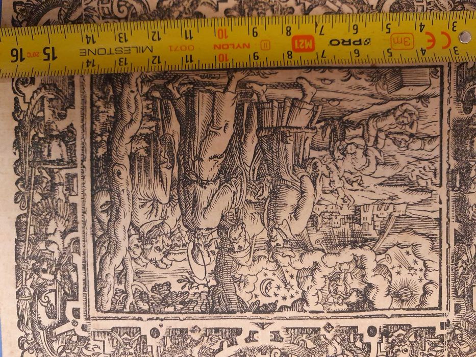 Rycina grafika bardzo stara z pisma świętego biblii