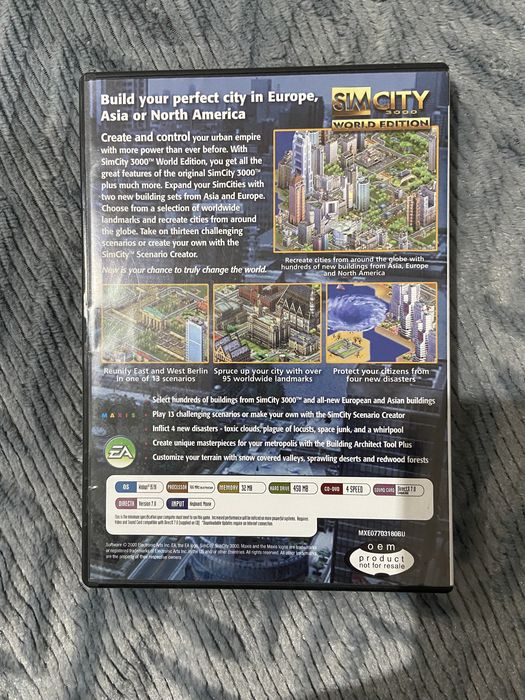 Jogo PC Sim City: World Edition
