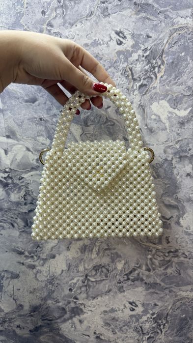 Сумка ручної роботи з намистин