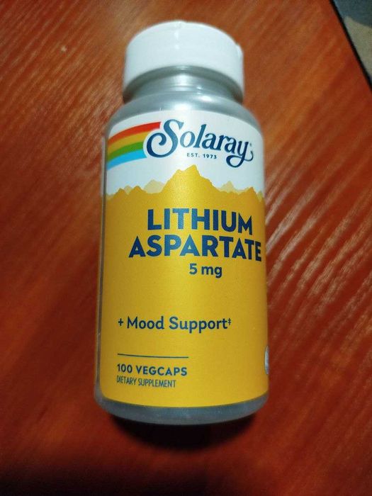 БАД Solaray lithium aspartate