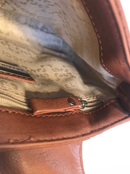 Brązowa listonoszka ze skóry Coccinelle