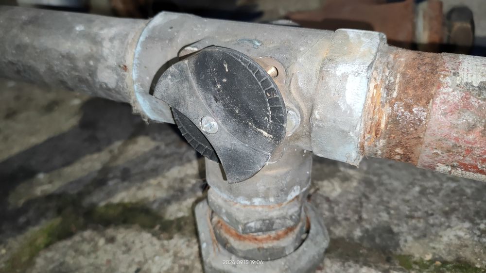 Zawór kulowy, trójdrożny, zwrotny, śrubunek ksztaltki fi 50