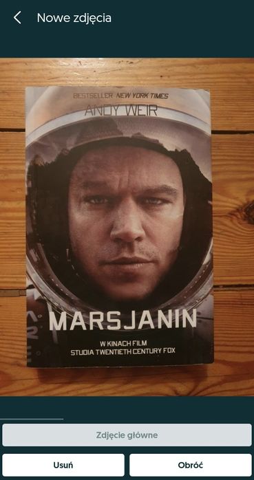 Marsjanin - Andy Weir - książka