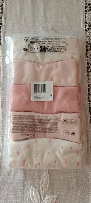 Pack de bodies para bebé menina 6-9 meses