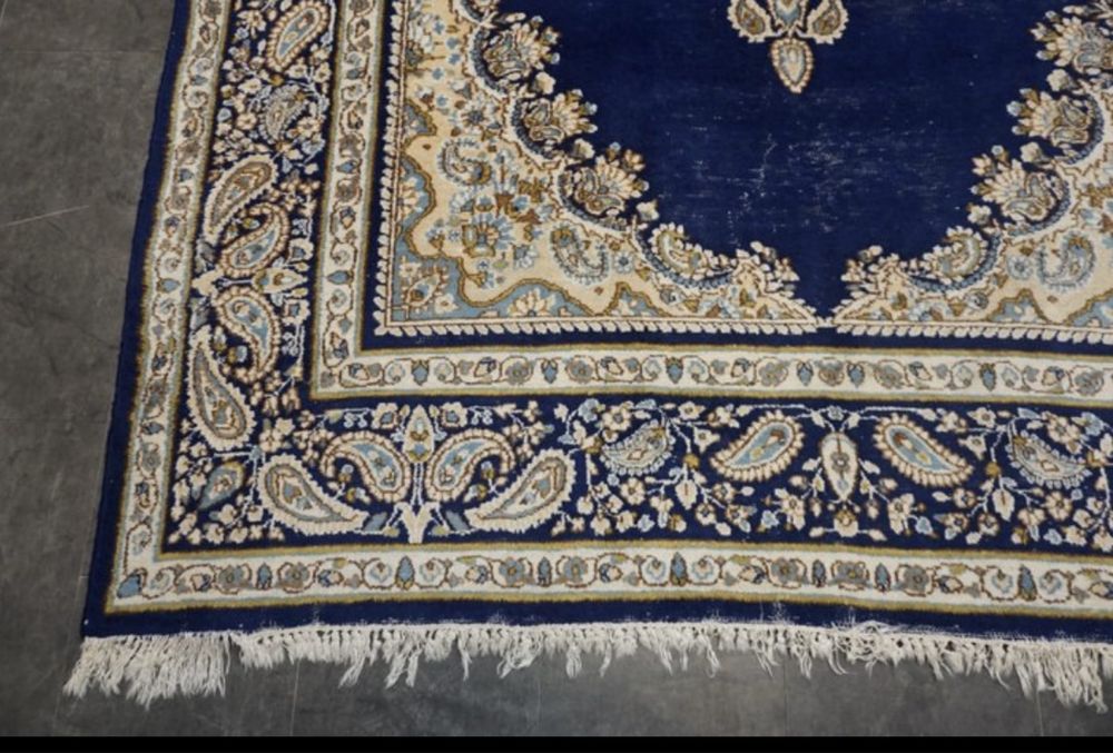 Bx Preço Tapete Persa Kirman Vintage com Certificado de Autenticidade