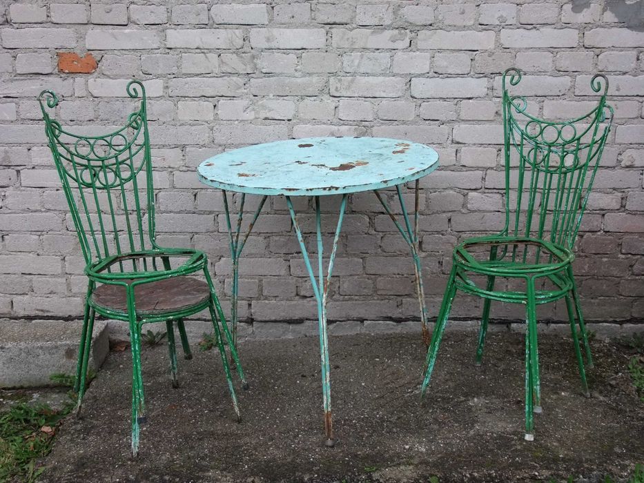 Zestaw krzeseł ogrodowych