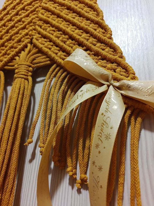 Makramowa choinka boho