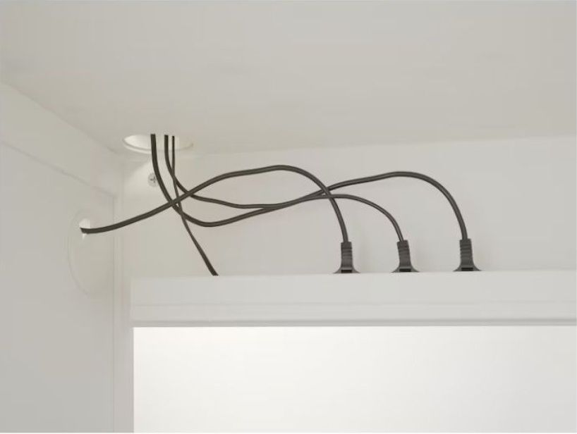 Secretária HEMNES + Aparador Branca