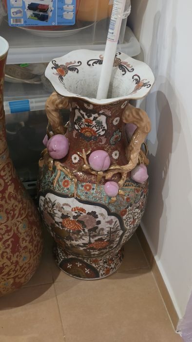Conjunto de Jarrões Decorativos Grandes