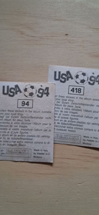 Lote 62 cromos futebol World Cup Usa 94 da Panini