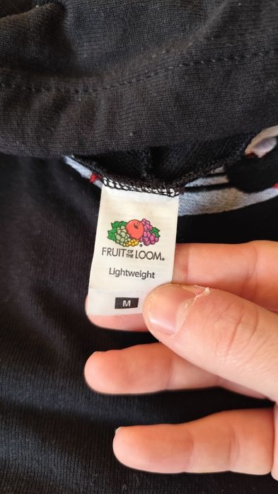 Bluza lightweight z haftem komputerowym Rock