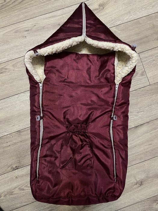 Конверт дитячий в коляску/сани на овчині