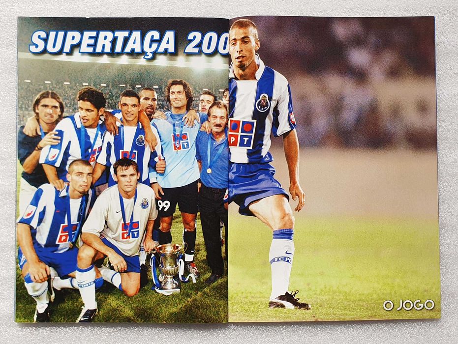 Antiga Revista ~ " FCP - SANGUE AZUL na EUROPA " ~ Com 8 Posters (Taça UEFA, Taça Portugal, Superliga, e Supertaça 2002-03) ~ RARA