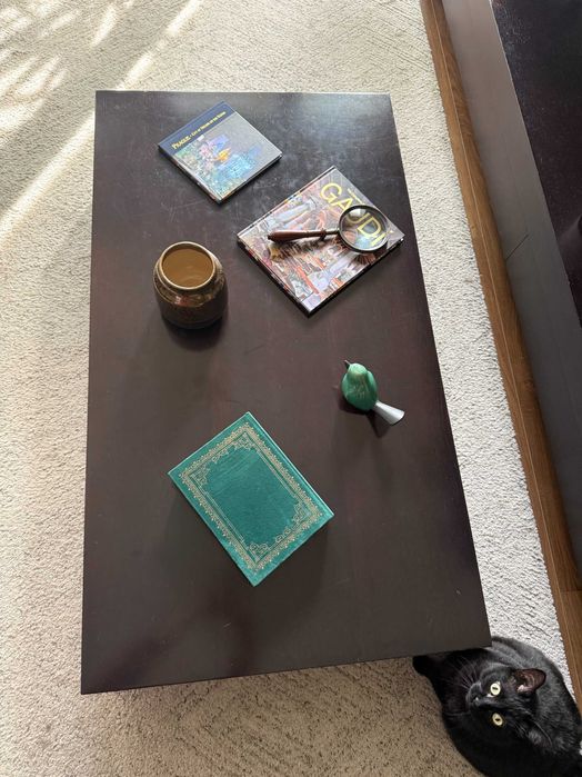 Mesa Centro Sala - Madeira Escura