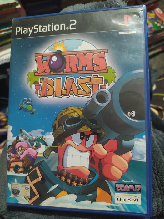 Worms blast PlayStation 2 video jogo completo na caixa - envio grátis