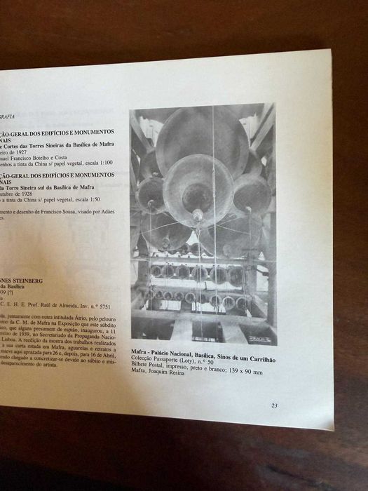 CARRILHÕES DE MAFRA – Roteiro Monográfico – Primeira Edição 1993
