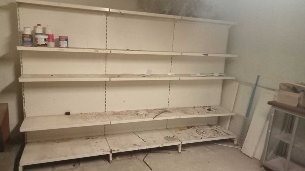 Prateleiras comercio super mercado