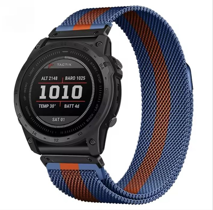 Pulseira milanesa Garmin 22mm