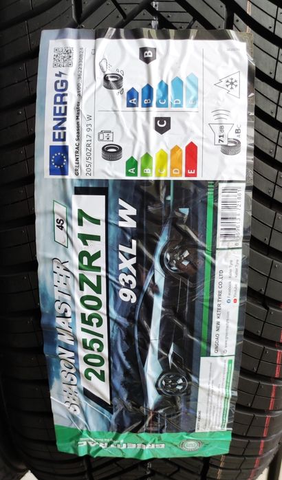 Opony 205/50R17 Greentrac Season Master C/B/71dB 3 lata gwar.