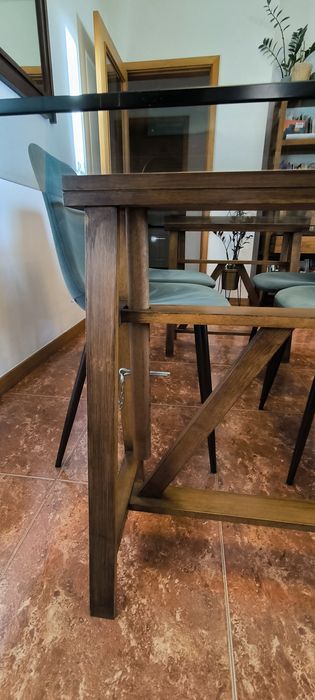 Cavalete madeira maciça