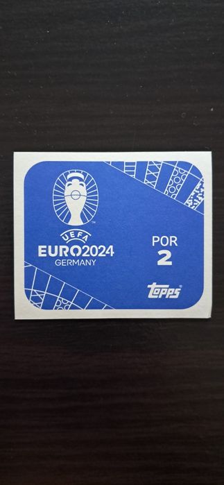 Cromo futebol de Cristiano Ronaldo(Euro 2024)da Panini