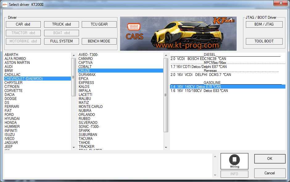 Nowość ! KT200 2 II druga generacja wersja MASTER bench CHIPTUNING