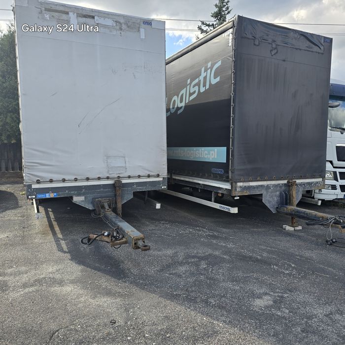 Przyczepa tandem 1 osiowa