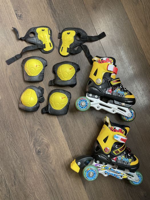 Роликові коньки розсувні ролики роліки  explore bearings  28-31 розм