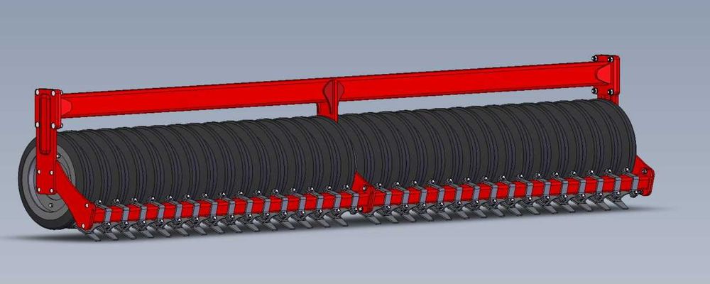 Wał ogumiony 500/4m kompletny W/0510