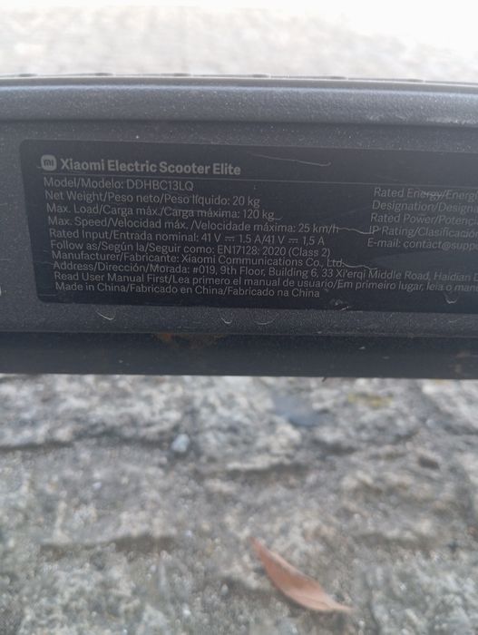 Trotinete xiaomi electric Scooter Elite