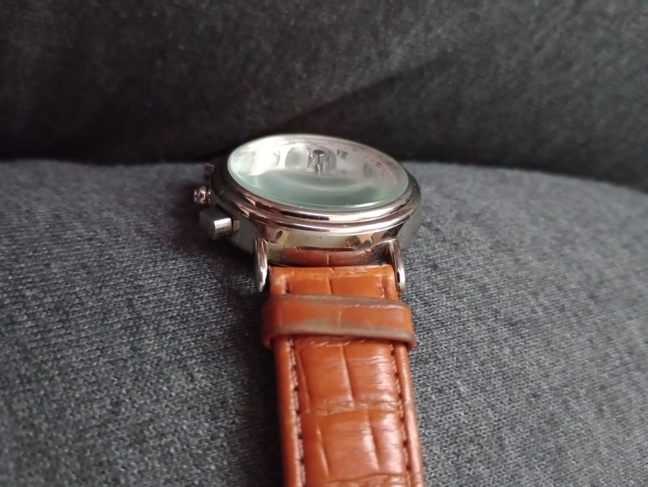 Zegarek męski Ascot Chronograph 30m seria 0301 z baterią w super stanie...