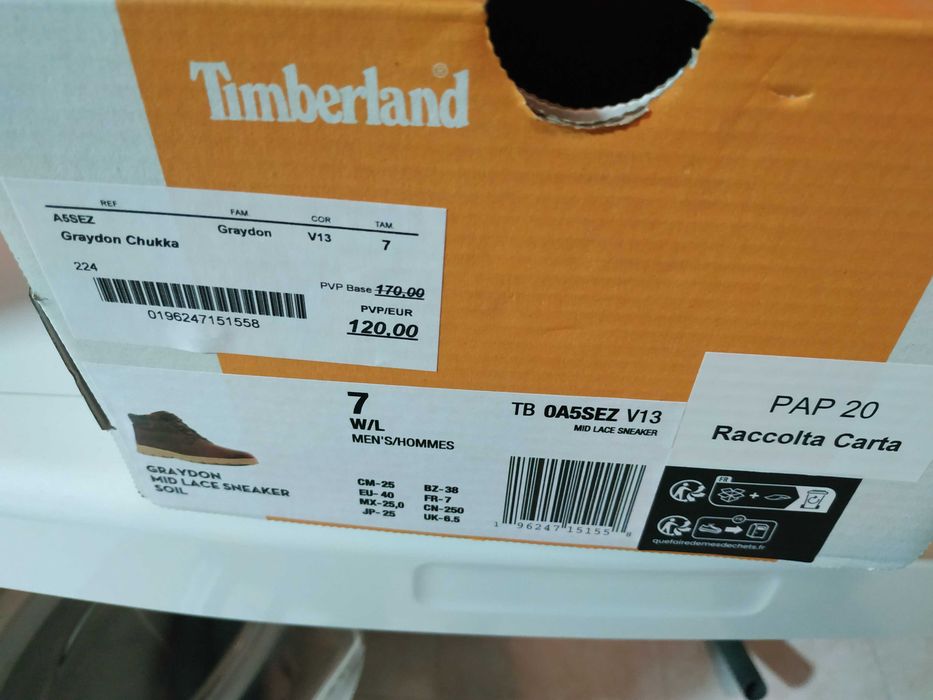 Botas Timberland 40