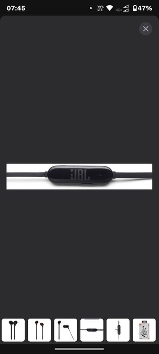 Навушники JBL T125BT