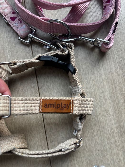 Szelki dla psa Amiplay eco rozmiar M + smycz