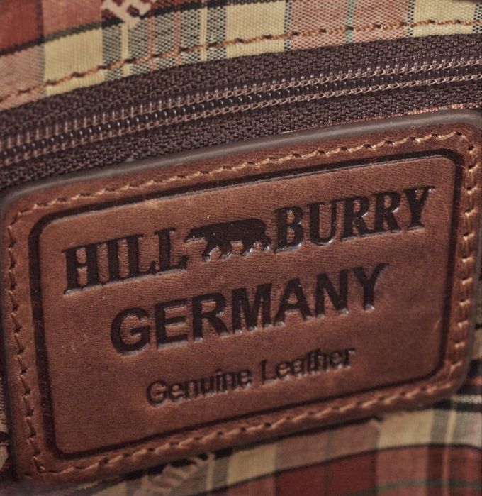 Шкіряна Сумка через плече Hill Burry 15095HB бананка слінг